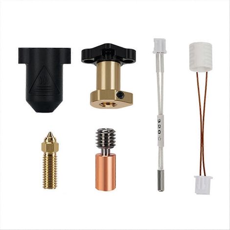 Pour extrudeuse K1 HOTEND pour K1/K1 MAX, kit de bloc chauffant en céramique, extrudeuse pour K1 (1/5)