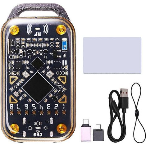 Lecteur de puces RFID Chameleon Ultra, émulateur de cartes à puce, duplicateur NFC + carte UID 125 kHz 13,56 MHz, décodage de cartes à puce d'identification (1/5)