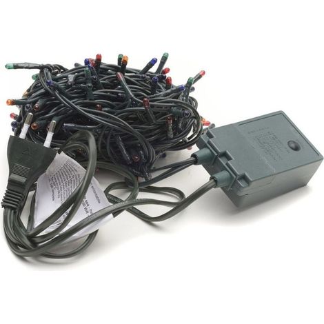 Guirlande Lumineuse Led Natalia 100 Lucioles Multicolores Avec Contrôleur 8 Fonctions (1/2)