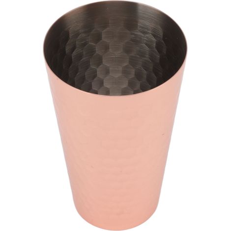 Verre à boire en acier inoxydable 304 martelé, verre polyvalent pour Moscow Mule, idéal pour les bars et la maison, plaqué cuivre (1/5)