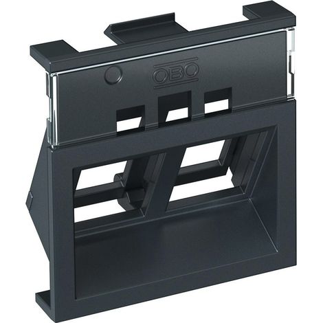 OBO Bettermann Keystone-Träger Ausführung A45 RAL7016 45x45x20 Polycarbonat/Acrylnitril-Butadien-Styrol anthrazi..., 6121086