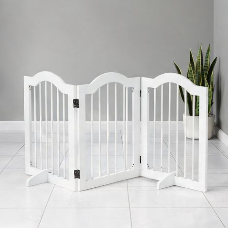 Enclos pour chat weiß en mDF Massivholz 154,5 x 29,5 x 61 cm (1/5)