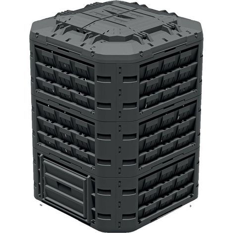 Gartenmülltonne Prosperplast vario 950l Fassungsvermögen 950 Liter (1/3)