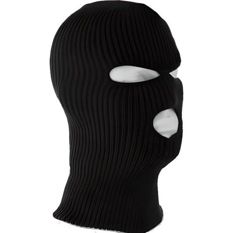 Cagoule 3 trous Commando Black Panther