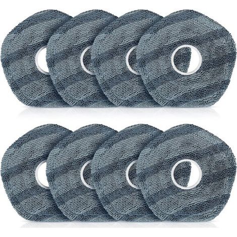 Lot de 8 chiffons d'essuyage – Compatibles avec certains robots – Tampons rotatifs – Entretien (1/5)
