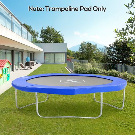 Copertura perimetrale per trampolino Ø244 cm di larghezza, copertura per molle, accessori per trampolino, protezione perimetrale, rete di sicurezza, ricambi per trampolini da giardino, blu