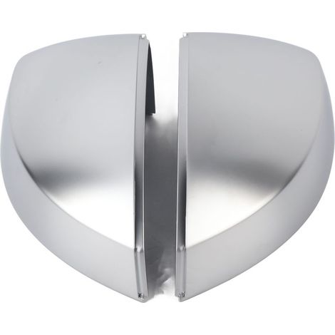 Par de tapas protectoras cromadas mate para las carcasas de los retrovisores del Audi A3 S3 8V 13-18 (1/2)