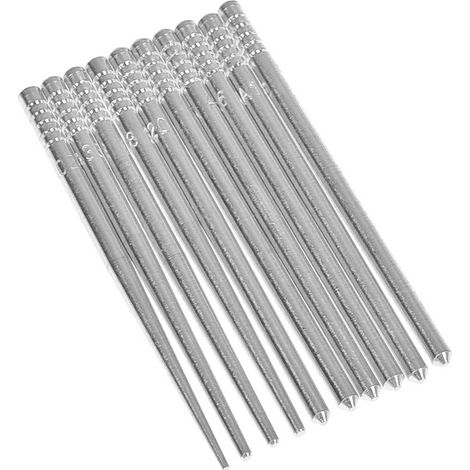 Agujas de carburador Dellorto phbn / phva, juego de 10 (A2 / A7 / A8 / A12 / A13 / A20 / A21 / A26 / A28 / A33)