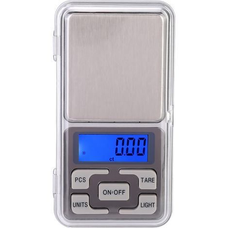 Balance de poche numérique portable 500 g 0,1 g avec rétroéclairage haute précision (1/5)