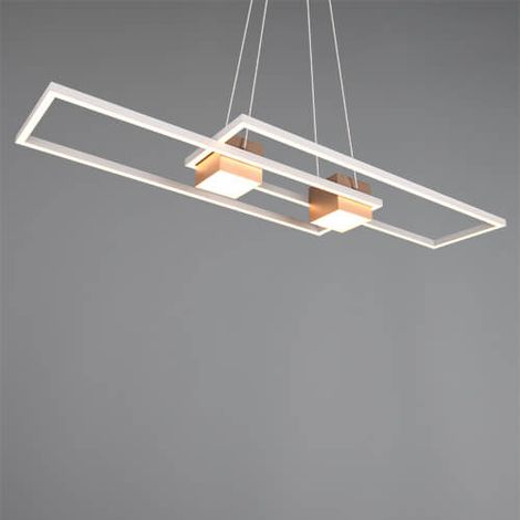 Lampe suspendue LED pour bureau Albany cuivre rouge - 347710465 (1/3)