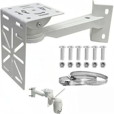 Support Polyvalent d'angle pour Caméra Extérieure, Idéal pour Une Surveillance Efficace en Extérieur (1/5)