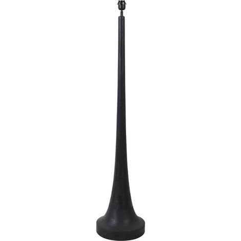 Light & Living - lámpara de pie - Jovany - negro - madera - (1/3)