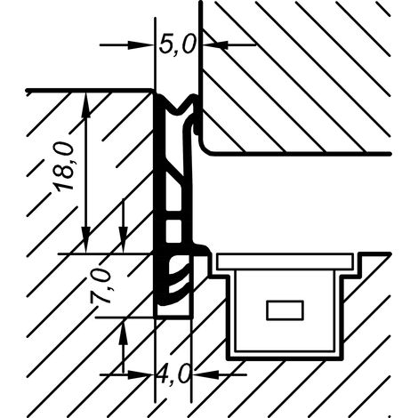 Primo ACF 5855 Überschlagdichtung Dichtung für Fenster Kunststoff rustikalbraun (1/2)