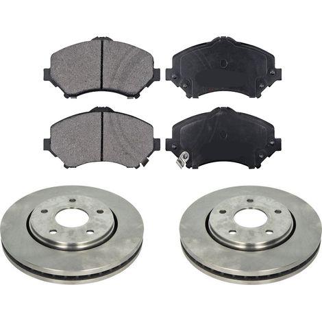 KIT FRENI ANTERIORI compatibile con DODGE JOURNEY - DISCHI + PASTIGLIE OEM: FDB4074 / 17993 , 18028 /SOSTITUZIONE DIRETTA/BASSA POLVERE/SILENZIOSO