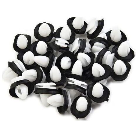 Lot de 100 clips de fixation pour portes de voiture avec joint en caoutchouc 9 mm, clips pour pare-chocs Citroën Jumper, Peugeot Boxer, Fiat (1/5)