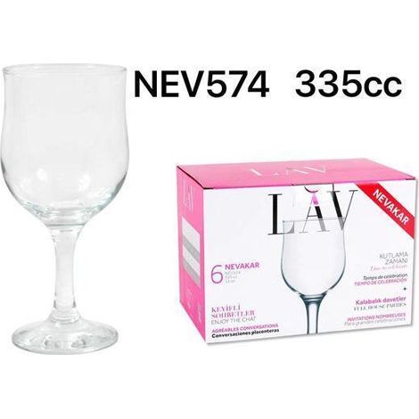 33,5 cls copa gran vino nevakar lav similar copa lira - caja 6 unidades
