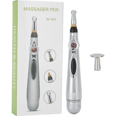 Stylo d'acupuncture électrique pour soulager la douleur, stimulation des points d'acupuncture, thérapie des méridiens, stylo de massage-AquaForge (1/5)