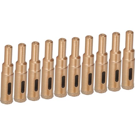10 x 14 mm gelötete Diamantkernbohrer für Glas, Granit, Marmor, Keramik und Fliesen (1/5)