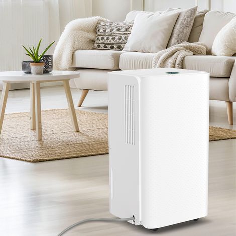Randaco Luftentfeuchter elektrisch 20-25m² 16L/Tag LED-Display 24-Std-Timer Raumentfeuchter Bad Wohnung Luftreiniger