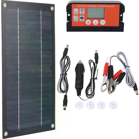 Solarmodul-Set mit hohem Wirkungsgrad, tragbares 600-W-Panel-Ladegerät, 100 A, hohe Ausgangsleistung, geeignet für Outdoor-Aktivitäten wie Camping und Landwirtschaft (1/4)