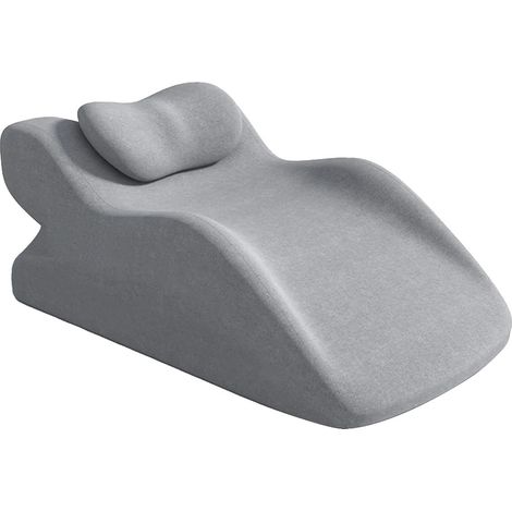 Beinheberkissen, Ergonomisches Design, Vielseitige Unterstützung, Hellgrau (1/2)