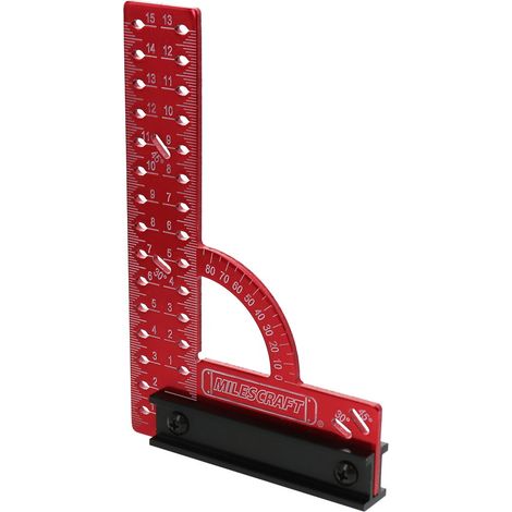 MILESCRAFT Equerre MC-Carré 150 x 100 mm - lecture angulaire