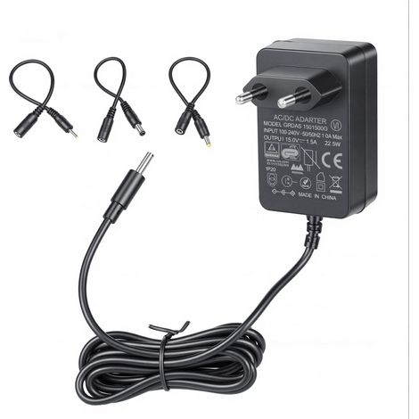 15V 1.5A Adaptateur Secteur Alimentation Chargeur pour Ponceuse pour Ongles (1/5)