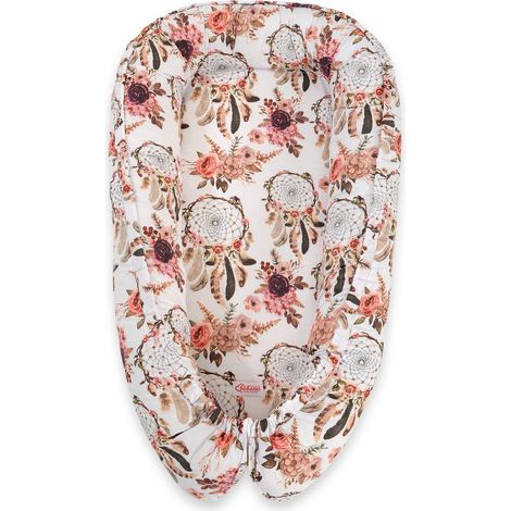 Capullo para bebé, de doble cara, corralito, arrullo, Premium, bobono - atrapasueños florales (1/4)