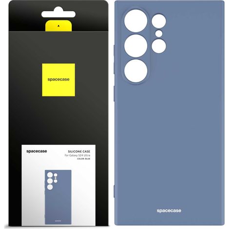 Custodia in silicone Spacecase per Galaxy S24 Ultra, colore blu (1/5)
