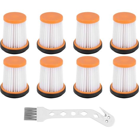Lot de 8 filtres de rechange en tissu pour aspirateur sans fil portable Shark ION W1 S87 WV200, WV201 (1/5)
