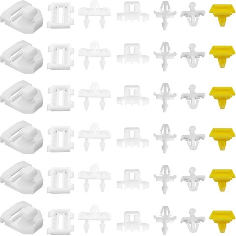 42 Türseitenverkleidungsclips für W201, kompatibel mit Mercedes 190e, Mercedes W201 Clips für W201, Clips für Mercedes W201 (1/5)