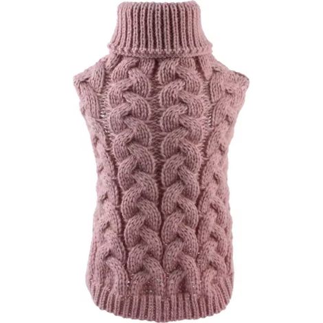 Jersey rosa antiguo para perros pequeños, talla XL - Peso del perro: 4-5 kg (1/4)