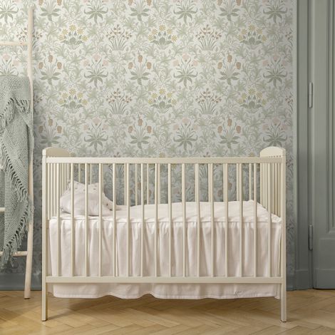 Papier peint William Morris Celandine Spring Peony & Sage 1005 x 52cm Beige, vert, rose (1/5)