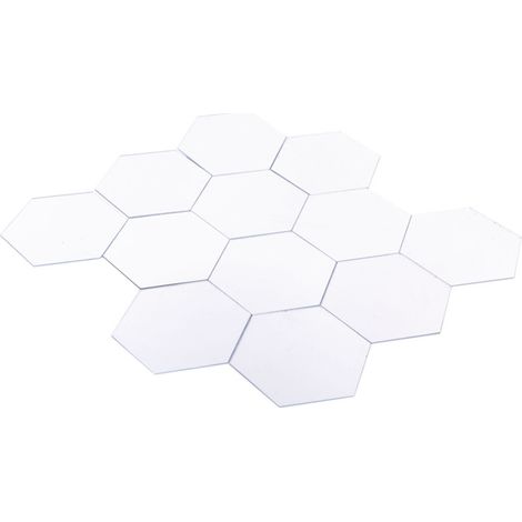 Beyamis Lot de 12 stickers muraux modernes en acrylique effet miroir 3D, amovibles et à faire soi-même pour la décoration intérieure. (1/5)
