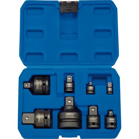 Draper Expert 8-Piece Impact Socket Adaptor Set Model 83271 for Versatile Power Tool Compatibility (1/5)