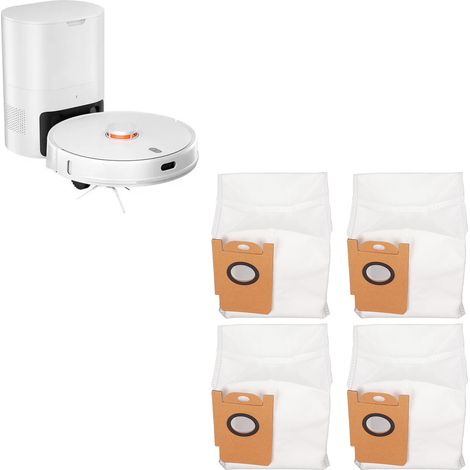 Sacchetto raccoglipolvere [Tipo: Sacchetto accessorio] 4 pezzi in tela non tessuta ad alta efficienza per aspirapolvere Lydsto R1 (1/4)