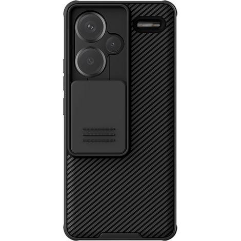 Funda para Xiaomi Redmi Note 13 Pro+, Nillkin blindada, CamShield Pro, negra + 2 protectores de cristal templado (1/5)