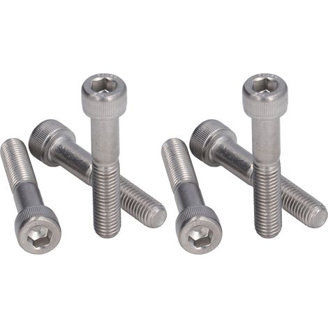 Packung mit 10 M10x45 Edelstahl-Innensechskantschrauben A2-70 für Industriemaschinen (1/5)