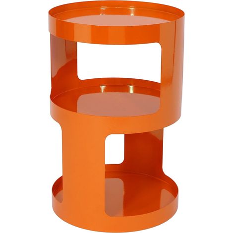 Table d'appoint en métal - Orange - MARJAK (1/5)