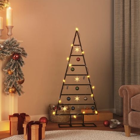 Árbol de Navidad para decoración metal negro 125 cm vidaXL (1/5)