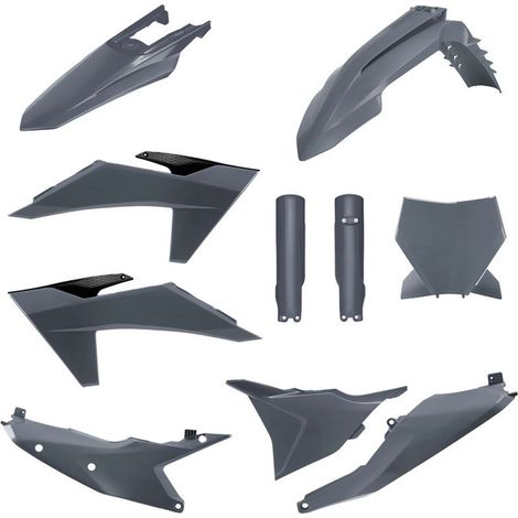 Kit plastique Polisport KTM SX SXF XC 23/24 Gris Durable