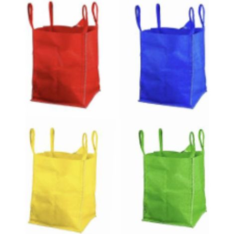 SAC BIG BAG VERT USAGE UNIQUE 1M3 1.5T RECYCLE SACHERIE DE PANTIN - BBNE110A40PRV