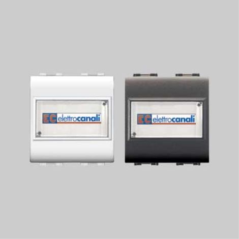 Pulsante con portanome 'mylife' 1p/no 250v - grigio EC ELETTROCANALI (1/3)