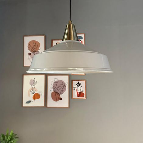 bamyum Asletl-35 Suspension Luminaire Rétro en Metal de 35 cm, Lustre de Salon Vintage, Éclairage de Plafond pour Chambre, Cuisine, Lampe Suspendue (1/5)