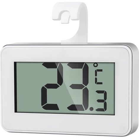 Digitales Kühlschrankthermometer magnetisches Aquariumthermometer mit Haken Mini-Kühlschrankthermometer Gefrierschrankthermometer für Zuhause und (1/5)