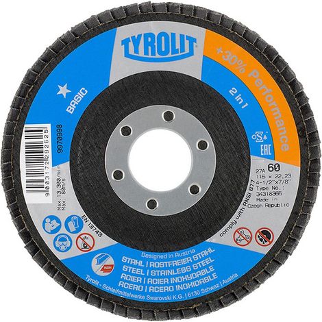 DISQUE À LAMES ZA-60 Q-B - 115X22,2MM (1/2)