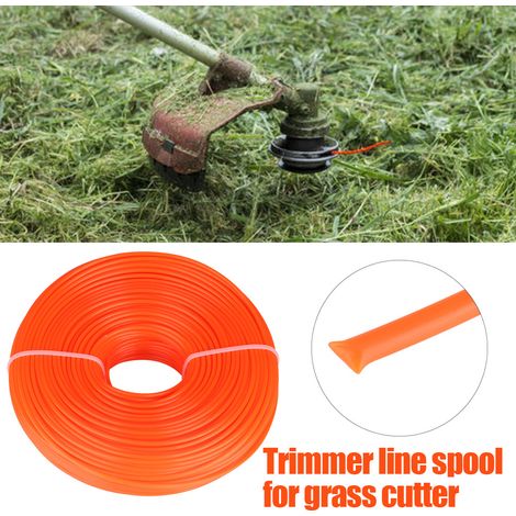 3mm Trimmer Line Nylon Cord Wire Round String Petrol Grass Trimmer 120m (1/2)