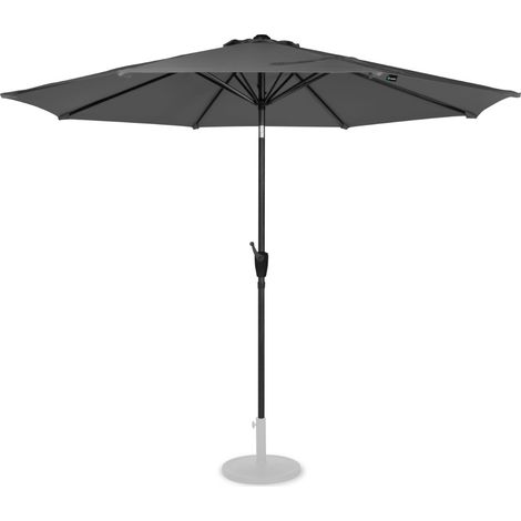 Sonnenschirm Recanati Ø300 cm – Stocksonnenschirm Grau (1/5)