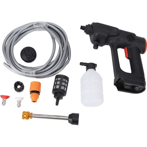 Nettoyeur haute pression sans fil 24 000 tr/min 900 PSI 6 buses en 1 Indicateur de batterie Machine de nettoyage haute pression portable pour BL1815 BL1820 BL1530 BL1840