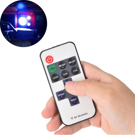 Télécommande manuelle pour lampe de voiture radiocommandée (1/4)